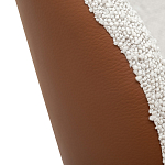 Стул мягкий с обивкой из рогожки и экокожи Contrasting Performance варинант исполнения - 3 | Loft Concept в Краснодаре