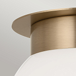 Потолочный светильник с белым матовым шарообразным плафоном Kichler варинант исполнения - 2 | Loft Concept в Краснодаре