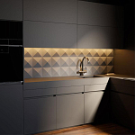 Гипсовая 3D панель с принтографией PM-104 варинант исполнения - 2 | Loft Concept в Краснодаре