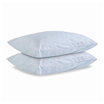 Постельное белье голубого цвета из перкаля с принтом 200х220 см Aurora Allure варинант исполнения - 2 | Loft Concept в Краснодаре