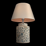 Настольная лампа цилиндрическая с цветочной росписью Lamp Flower Painting варинант исполнения - 5 | Loft Concept в Краснодаре