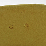 Кресло велюровое горчичного цвета Diaspro Mustard Armchair варинант исполнения - 5 | Loft Concept в Краснодаре