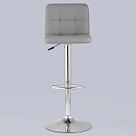 Барный стул с сиденьем серого цвета Honory варинант исполнения - 3 | Loft Concept в Краснодаре