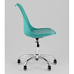 Офисный стул на металлическом основании EGGERY Blue пластик варинант исполнения - 4 | Loft Concept в Краснодаре