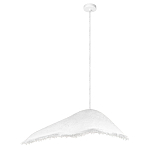 Подвесной светильник с асимметричным волнообразным абажуром и фактурной бахромой по краю Tactile Line варинант исполнения - 8 | Loft Concept в Краснодаре