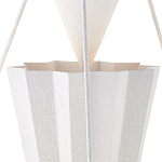 Люстра светодиодная белая геометрической формы с рифленым плафоном White Geometric Lamps варинант исполнения - 2 | Loft Concept в Краснодаре