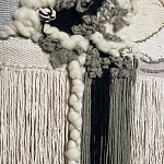 Панно ручная работа Черно-Белый Природный Орнамент  варинант исполнения - 2 | Loft Concept в Краснодаре