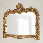Зеркало настенное в ажурной раме в стиле барокко Ornate Ornaments варинант исполнения - 2 | Loft Concept в Краснодаре