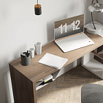 Письменный стол прямоугольный с полочкой под столешницей EcoComb варинант исполнения - 3 | Loft Concept в Краснодаре