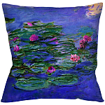 Подушка декоративная с цветочным принтом Impressionism in Art варинант исполнения - 1 | Loft Concept в Краснодаре