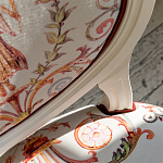 Стул из массива бука бежевый с растительным орнаментом Raffael Angel Beige Chair варинант исполнения - 3 | Loft Concept в Краснодаре