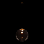 Подвесной светильник со стеклянным прозрачным плафоном в форме шара и золотыми металлическим акцентами 30 ClassiCon варинант исполнения - 3 | Loft Concept в Краснодаре