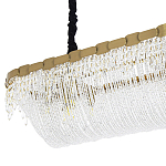 Люстра с хрустальными подвесками Riche Crystal Metal Chandelier 12 варинант исполнения - 3 | Loft Concept в Краснодаре