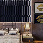 Гипсовая 3D Панель CRYSTAL SYMPHONY B варинант исполнения - 1 | Loft Concept в Краснодаре