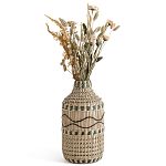 Ваза декоративная из натурального плетеного бамбука Bamboo Decor 35 варинант исполнения - 1 | Loft Concept в Краснодаре