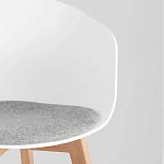 Стул из пластика с мягким сиденьем Eames варинант исполнения - 6 | Loft Concept в Краснодаре