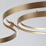 Люстра подвесная светодиодная в виде волнообразной ленты Ribbon Vortex варинант исполнения - 18 | Loft Concept в Краснодаре