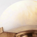 Бра с 2-мя мраморными плафонами на латунном корпусе Light Warm Light варинант исполнения - 2 | Loft Concept в Краснодаре