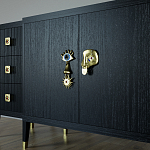 Большой Комод-буфет Elsa Dreams Black с ящиками варинант исполнения - 2 | Loft Concept в Краснодаре