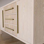 Буфет Primo с тремя ящиками и двумя фасадами Светлый дуб варинант исполнения - 7 | Loft Concept в Краснодаре