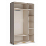 Шкаф трёхстворчатый платяной Satin Furniture варинант исполнения - 2 | Loft Concept в Краснодаре