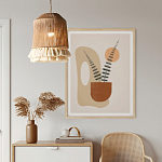 Люстра круглая плетеная с кисточками Small Solar Glow варинант исполнения - 1 | Loft Concept в Краснодаре