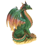 Декоративная статуэтка Дракон Green Orange Dragon Statuette варинант исполнения - 1 | Loft Concept в Краснодаре