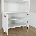 Книжный Стеллаж Elsa Dreams White с задней стенкой варинант исполнения - 3 | Loft Concept в Краснодаре