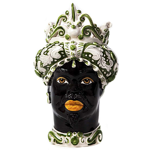 Ваза VASE MORO MAN MEDIUM green