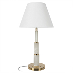 Настольная лампа с белым конусовидным абажуром More Tender варинант исполнения - 1 | Loft Concept в Краснодаре