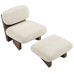 Кресло с оттоманкой Hawaii варинант исполнения - 2 | Loft Concept в Краснодаре