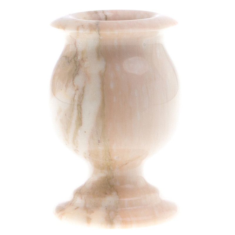 Ваза для цветов из натурального мрамора  Marble Vase Бежевый в Краснодаре | Loft Concept 