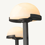 Люстрас 6-ю мраморными плафонами в форме купола Light Warm Light варинант исполнения - 1 | Loft Concept в Краснодаре