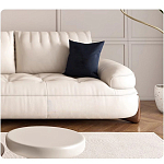 Диван кожаный с каркасом из массива дерева Furniture Medieval варинант исполнения - 4 | Loft Concept в Краснодаре