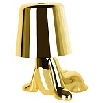 Настольная лампа фигурная цвета золото с гладким абажуром Высота 16 см Sophia варинант исполнения - 6 | Loft Concept в Краснодаре