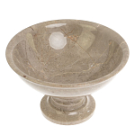 Конфетница из бежевого мрамора Stone Candy Bowl варинант исполнения - 2 | Loft Concept в Краснодаре
