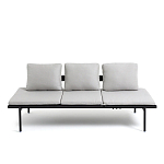 Диван-шезлонг черный Annet варинант исполнения - 1 | Loft Concept в Краснодаре