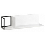 Полка навесная белая открытая Strict Lines  варинант исполнения - 1 | Loft Concept в Краснодаре