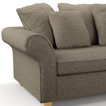 Мебельная ткань Шенилл коричневый цвет 138 см T4-28 варинант исполнения - 4 | Loft Concept в Краснодаре