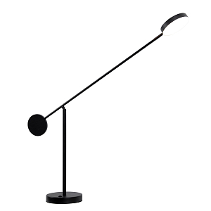 Настольная лампа светодиодная черный металл Bendik 