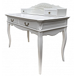 Стол-бюро белого цвета из массива бука с 4-мя ящиками White Provence варинант исполнения - 2 | Loft Concept в Краснодаре