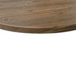 Стол журнальный c коричневой круглой столешницей на трех металлических ножках Charm Coffee Table варинант исполнения - 4 | Loft Concept в Краснодаре