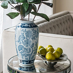 Ваза с синим цветочным орнаментом Blue & White Ornament  варинант исполнения - 4 | Loft Concept в Краснодаре
