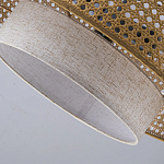 Подвесной светильник с декоративным поясом из плетеного бамбука Biuloggicu варинант исполнения - 8 | Loft Concept в Краснодаре