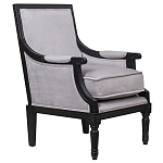 Кресло Harry Armchair black and grey velour варинант исполнения - 1 | Loft Concept в Краснодаре