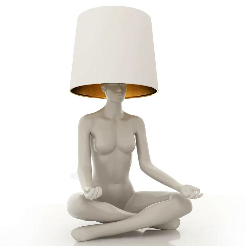 Лампа MANNEQUIN LAMP с абажуром телесный замок Глянцевый черный Черный матовый Глянцевый белый Белый матовый Серый матовый Золотой Красный в Краснодаре | Loft Concept 