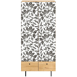 Шкаф с принтом Leaf bouquet варинант исполнения - 2 | Loft Concept в Краснодаре