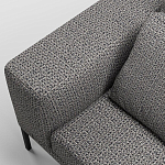 Мебельная ткань Шенилл серый цвет 142 см T4-46 варинант исполнения - 9 | Loft Concept в Краснодаре