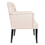 Кресло Addison Chic Armchair beige flax варинант исполнения - 1 | Loft Concept в Краснодаре