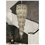 Люстра многоярусная каскадная с хрустальными подвесками Roul Crystal Light варинант исполнения - 10 | Loft Concept в Краснодаре